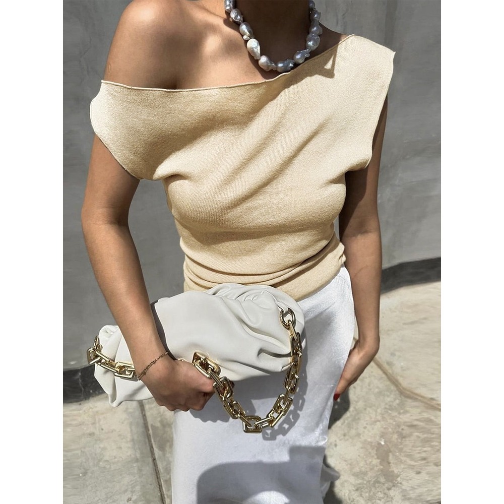 Commense Solid Asymmetrical Neck‎ Sweater Vest si… - image 2